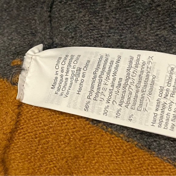 Madewell Kent color block cardigan. Size Small. EUC. - Picture 6 of 6